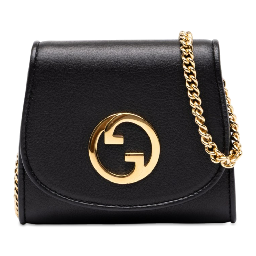 Pre-Loved Gucci Medium Calfskin Blondie Wallet on Chain